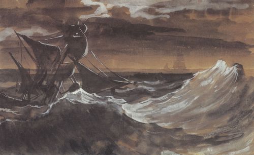 Gricault, Jean Louis Thodore: Segelboot auf strmischer See
