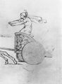 Géricault, Jean Louis Théodore: Figur auf einem Streitwagen
