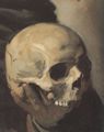 Hals, Frans: Junger Mann mit Totenkopf (Vanitas), Detail