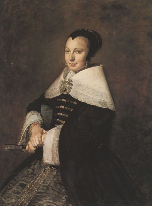 Hals, Frans: Bildnis einer sitzenden Frau mit Fcher in der Hand