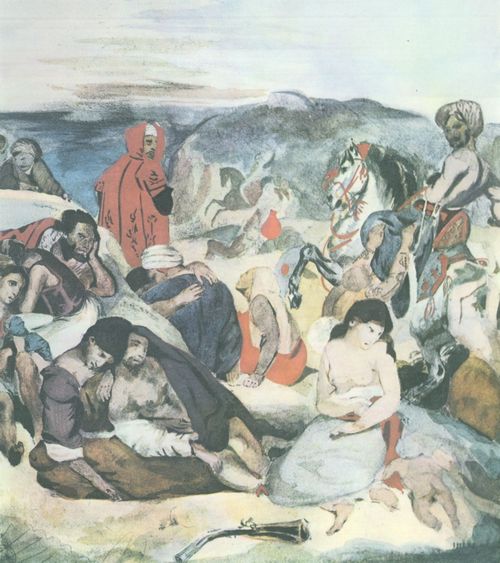 Delacroix, Eugne Ferdinand Victor: Das Massaker von Chios
