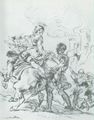 Delacroix, Eugène Ferdinand Victor: Die Entführung der Rebekka