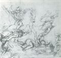 Delacroix, Eugène Ferdinand Victor: Vertreibung des Heliodor aus dem Tempel