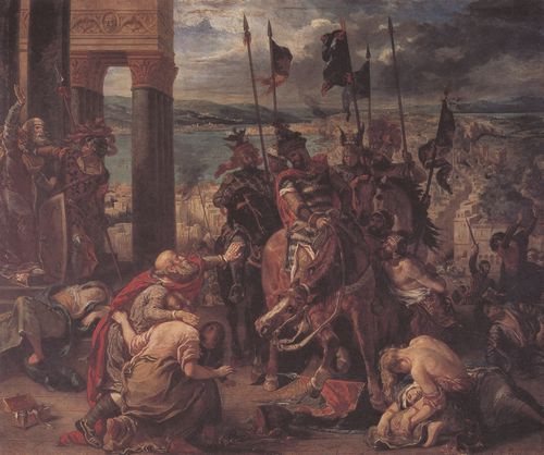 Delacroix, Eugne Ferdinand Victor: Der Einzug der Kreuzfahrer in in Konstantinopel