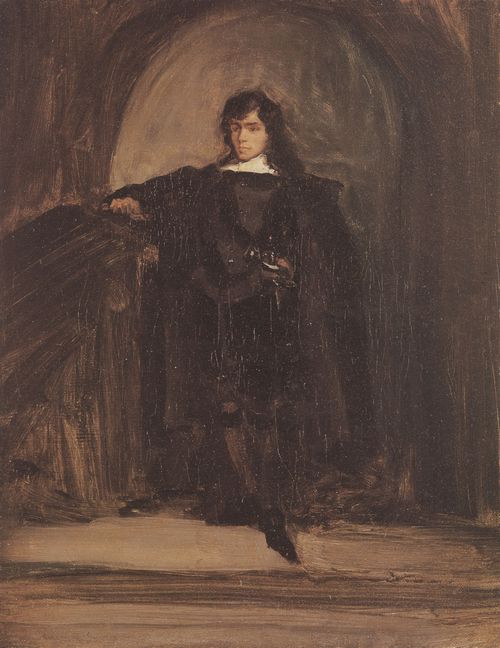 Delacroix, Eugne Ferdinand Victor: Selbstbildnis als Ravenswoodt