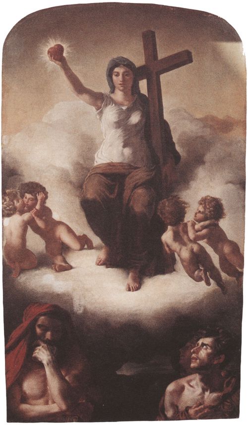 Delacroix, Eugne Ferdinand Victor: Die Jungfrau vom Heiligen Herzen