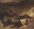 Delacroix, Eugène Ferdinand Victor: Der Abend nach der Schlacht