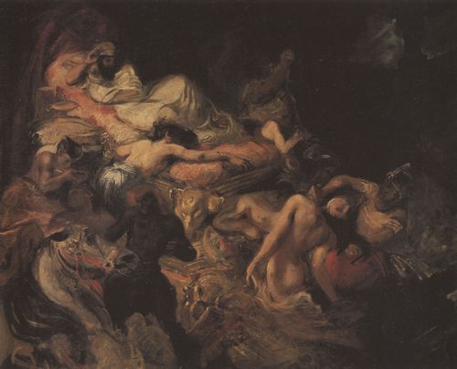 Delacroix, Eugne Ferdinand Victor: Der Tod des Sardanapal