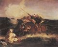 Delacroix, Eugène Ferdinand Victor: Arabische Fantasia
