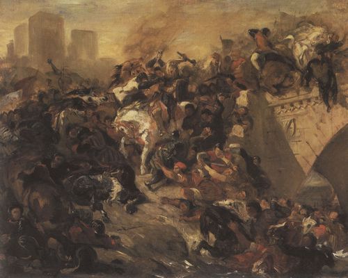 Delacroix, Eugne Ferdinand Victor: Die Schlacht von Taillebourg