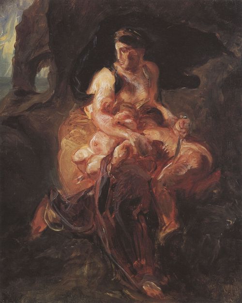 Delacroix, Eugne Ferdinand Victor: Medea