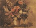 Delacroix, Eugne Ferdinand Victor: Stillleben mit Blumen und Frchten