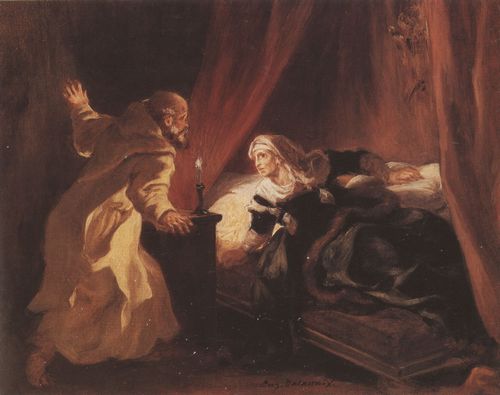 Delacroix, Eugne Ferdinand Victor: Knigin Christina und Sentinelli