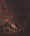 Delacroix, Eugène Ferdinand Victor: Wache in Meknès