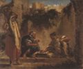 Delacroix, Eugne Ferdinand Victor: Schachspielende Araber