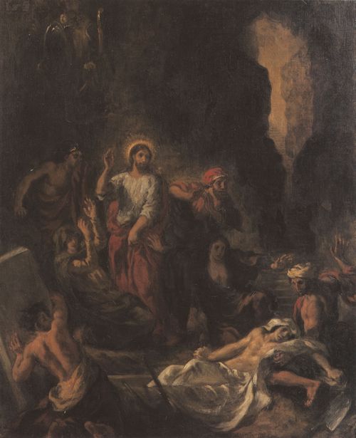 Delacroix, Eugne Ferdinand Victor: Die Auferweckung des Lazarus