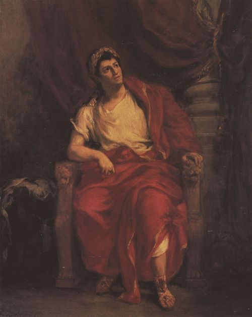 Delacroix, Eugne Ferdinand Victor: Talma als Nero in »Britannicus«