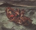 Delacroix, Eugène Ferdinand Victor: Christus auf dem See Genazareth