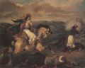 Delacroix, Eugne Ferdinand Victor: Szene aus dem Krieg zwischen Trken und Griechen