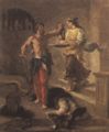 Delacroix, Eugène Ferdinand Victor: Die Enthauptung Johannes des Täufers