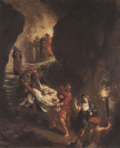 Delacroix, Eugne Ferdinand Victor: Grablegung
