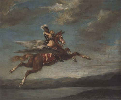Delacroix, Eugne Ferdinand Victor: Roger fliegt mit Angelika davon