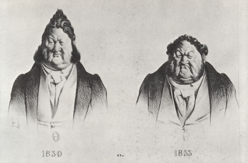 Daumier, Honor: 1830 und 1833