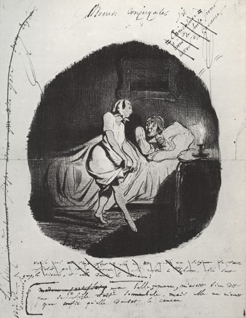 Daumier, Honor: Meine Schwiegermutter hat mir wohl gesagt ...
