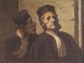 Daumier, Honoré: Die beiden Anwälte