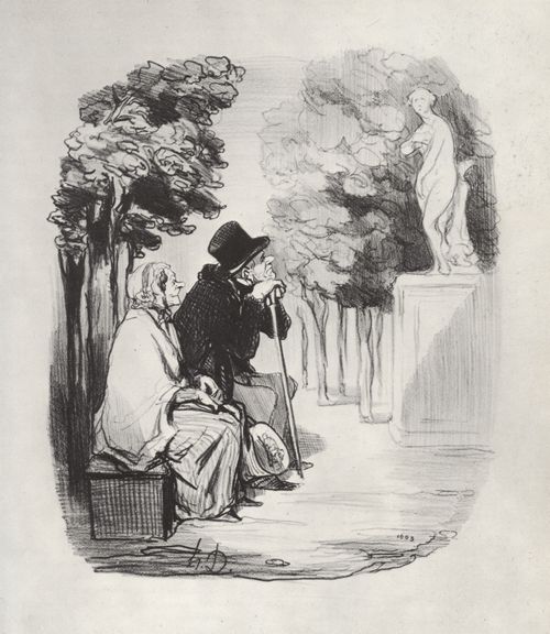 Daumier, Honor: Man kann sagen, was man will, das Alte ist immer schn...