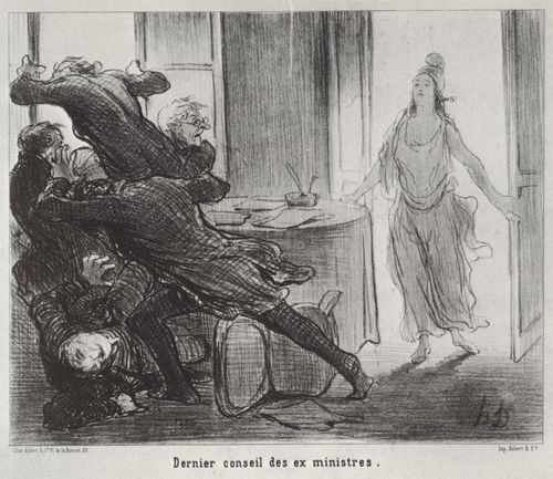Daumier, Honor: Letzte Sitzung der Ex-Minister