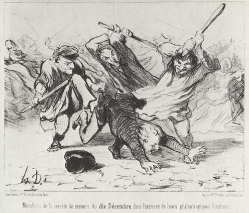 Daumier, Honor: Mitglieder der Hilfsgemeinschaft des 10. Dezember