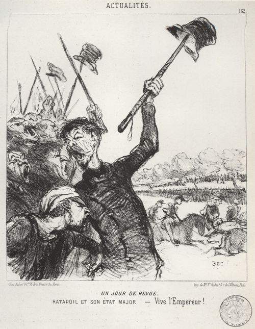 Daumier, Honor: Ratapoil und sein Generalstab