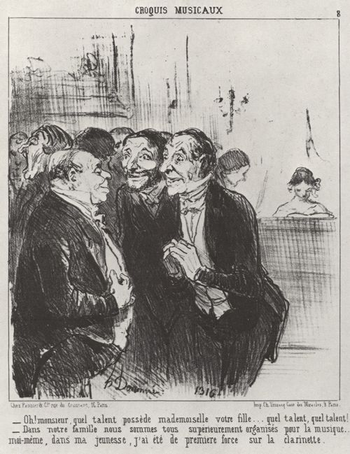 Daumier, Honor: Ein zufriedener Vater