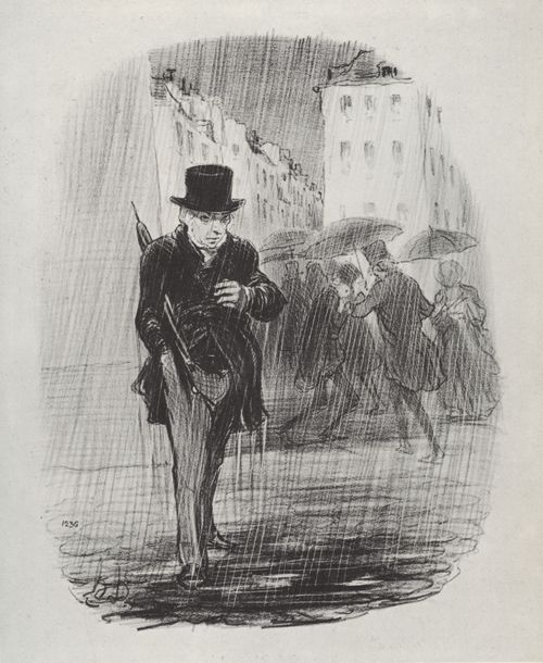 Daumier, Honor: Der Platzregen