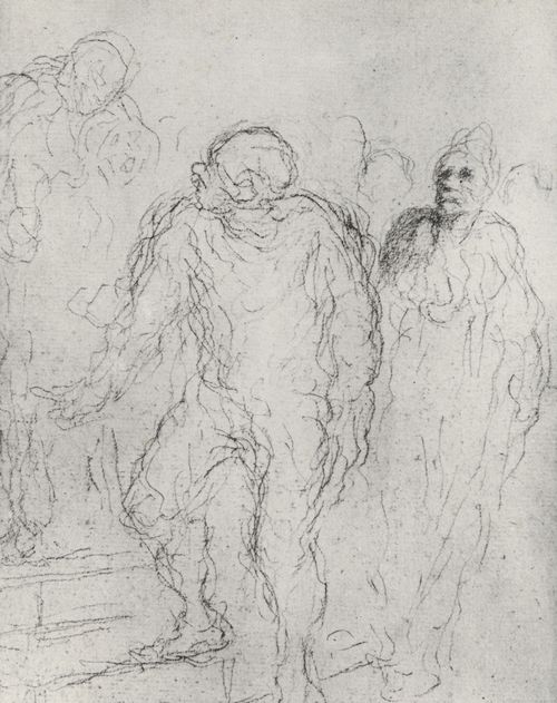Daumier, Honor: Jahrmarktszene