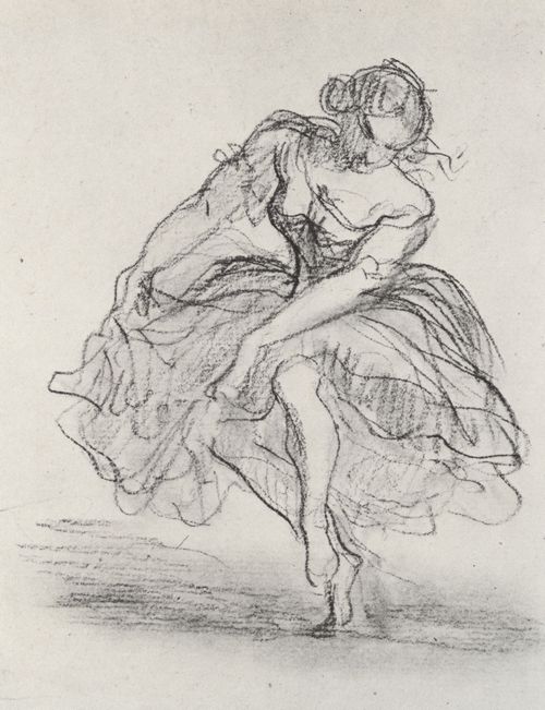 Daumier, Honor: Eine Tnzerin