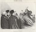 Daumier, Honoré: Schluss einer Rede à la Demosthenes