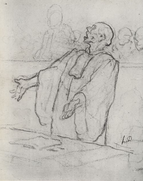 Daumier, Honor: Pldierender Anwalt