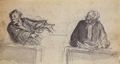 Daumier, Honoré: Studie zweier Anwälte