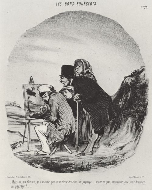 Daumier, Honor: Aber ja, liebe Frau...