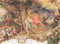 Asam, Cosmas Damian: Fresken in Einsiedeln, Szene: Die Hirten lauschen den Engeln