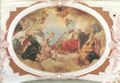 Asam, Cosmas Damian: Fresken in Einsiedeln, Szene: Stifter, Patrone und Heilige I