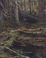 Schischkin, Iwan Iwanowitsch: Hinterwälder, Detail