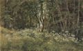 Schischkin, Iwan Iwanowitsch: Blumen an einem Waldrand