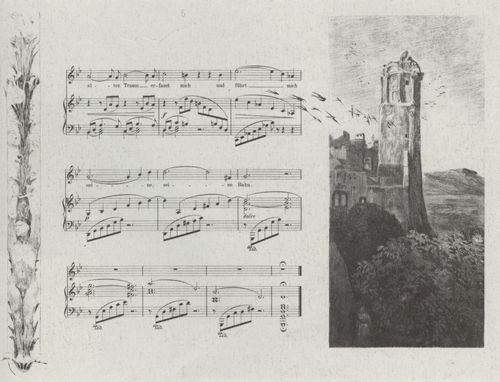 Klinger, Max: Opus XII, »Brahmsphantasie«, Turm