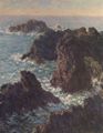 Monet, Claude: Felsspitzen bei der Belle-Île