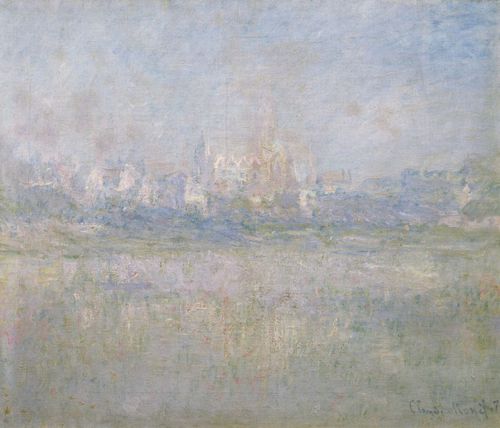 Monet, Claude: Vtheuil im Nebel