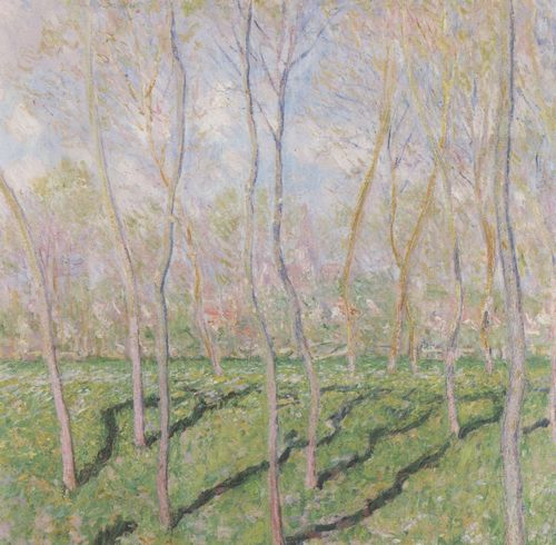 Monet, Claude: Bume im Winter, Blick auf Bennecourt