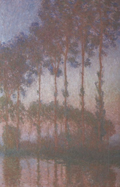 Monet, Claude: Pappeln an der Epte, Dmmerung